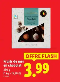 Lidl J.D. GROSS Fruits de mer en chocolat offre