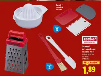 Lidl ZENKER Accessoire de cuisine Noël - Râpe offre