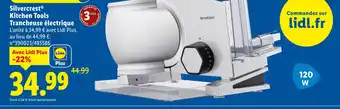 Lidl SILVERCREST Kitchen Tools Trancheuse électrique offre