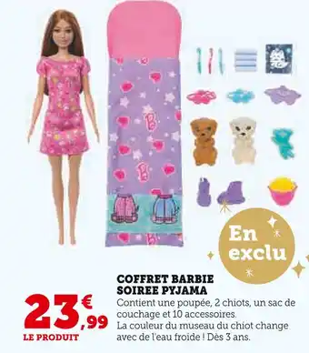 Super U Coffret barbie offre