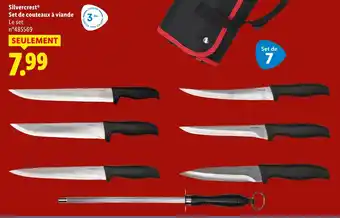 Lidl SILVERCREST Set de couteaux à viande offre