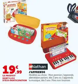 Super U NATHAN J'apprends offre