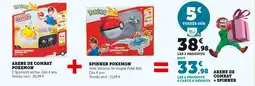 Super U POKEMON ARENE DE COMBAT + SPINNER offre