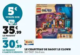 Super U LEGO Le Chapiteau de Baggy le Clown offre
