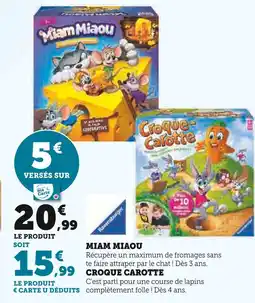 Super U Miam Miaou offre