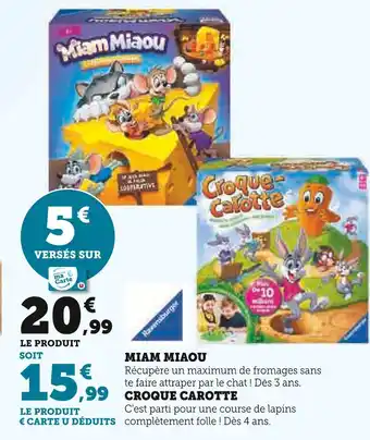 Super U Miam Miaou offre