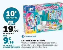 Super U CLEMENTONI L'Atelier des Stylos offre