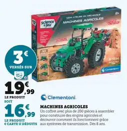 Super U CLEMENTONI Machines agricoles offre