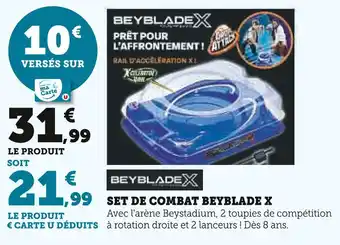 Super U BEYBLADE X Set de combat offre