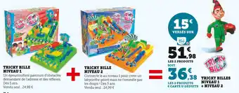 Super U Tricky billes niveau 1 + niveau 2 offre
