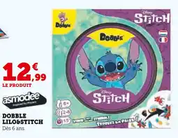 Super U ASMODEE Dobble Lilo & Stitch offre