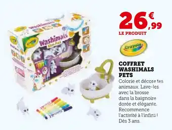 Super U CROYALA Coffret Washimals Pets offre