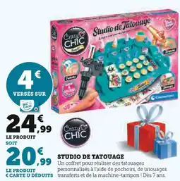 Super U Crazy Chic Studio de Tatouage offre