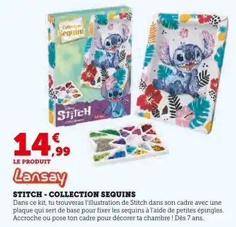 Super U LANSAY Stitch - collection sequins offre