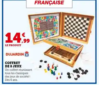 Super U DUJARDIN Coffret de 8 jeux offre