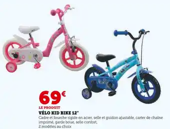 Super U Vélo kid bike 12'' offre