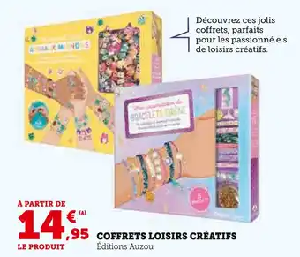 Super U Coffret loisirs créatifs offre