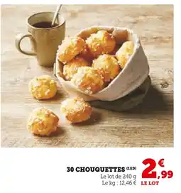 Super U 30 Chouquettes offre