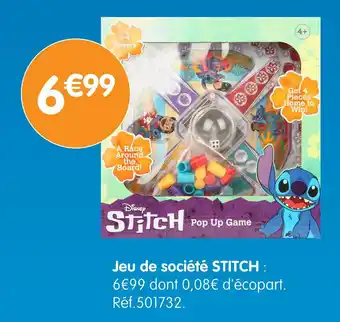 Jeu de société stitch