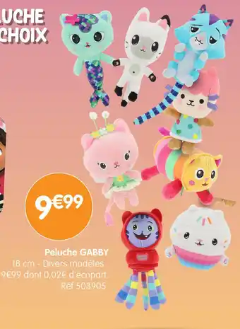 b&m Peluche GABBY offre