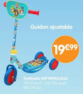 b&m Trottinette pat'patrouille offre