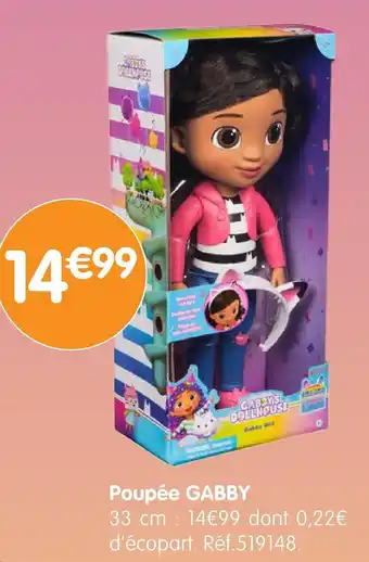 b&m Poupée GABBY offre