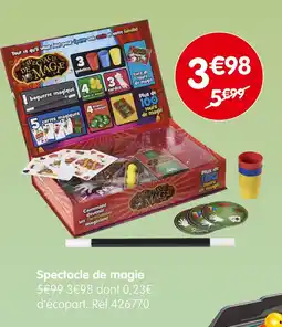b&m Spectacle de magie offre