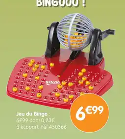 b&m Jeu du Bingo offre