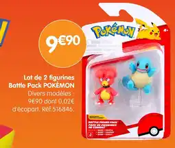 b&m POKEMON Lot de 2 figurines Battle Pack offre