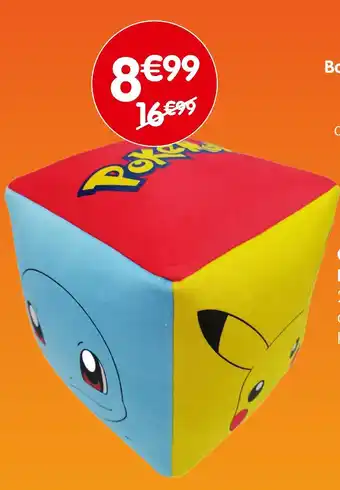 b&m POKÉMON Coussin cube offre