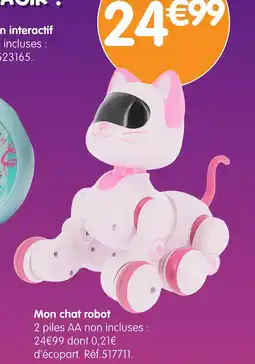 b&m Mon chat robot offre