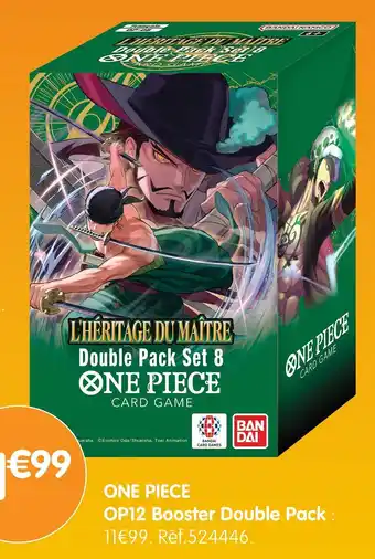 b&m ONE PIECE OP12 Booster Double Pack offre