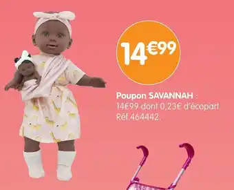 b&m Poupon SAVANNAH offre