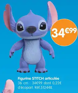 b&m Figurine stitch articulée offre