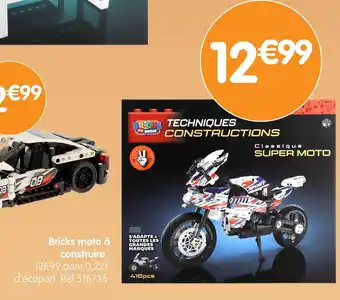 b&m Bricks moto à construire : offre
