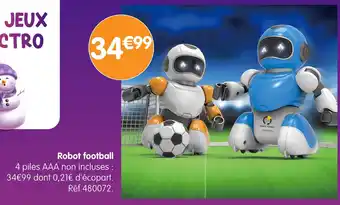 b&m Robot football offre
