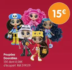 b&m Poupées doorables offre