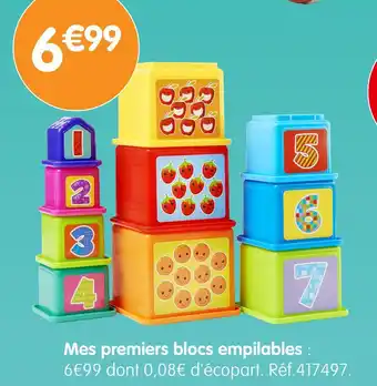 b&m Mes premiers blocs empilables offre