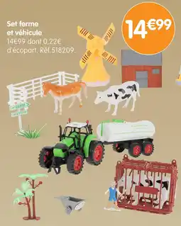 b&m Set ferme et véhicule offre