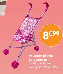 b&m Poussette pliante pour poupon offre