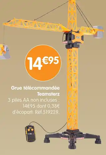 b&m Grue télécommandée Teamsterz offre