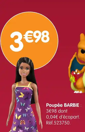 b&m Poupée barbie offre