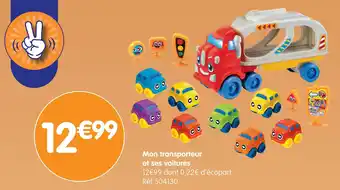 b&m Mon transporteur et ses voitures offre