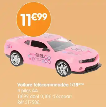 b&m Voiture télécommandée 1/18ème offre