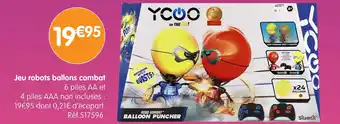 b&m Jeu robots ballons combat offre