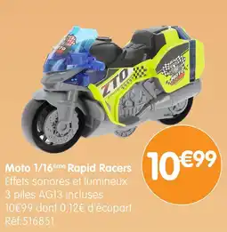 b&m ZTO Moto 1/16ème Rapid Racers offre