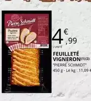 E.Leclerc Pierre schmidt - feuilleté offre