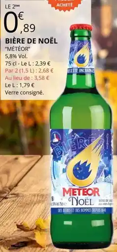 E.Leclerc Meteor - biere de noel offre