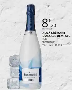E.Leclerc Bestheim - aoc crémant d'alsace demi sec offre