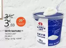 E.Leclerc Alsace lait - skyr nature offre
